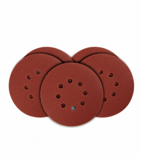 Krążki ścierne 150 mm, K150, 5 szt., z 8 otworami, 65mm GTX GRAPHITE 54H021