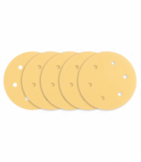 Papier ścierny na rzep 225 mm, K120, 5 szt., z 6 otworami do szlifierki 59G264, 59G265 GTX GRAPHITE 54H030