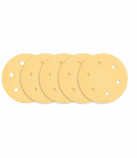 Papier ścierny na rzep 225 mm, K180, 5 szt., z 6 otworami do szlifierki 59G264, 59G265 GTX GRAPHITE 54H031