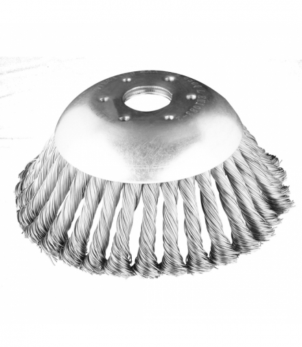 Szczotka druciana do kosy spalinowej 150 x 25,4 mm, twarda, druty splątane GTX GRAPHITE 55H100