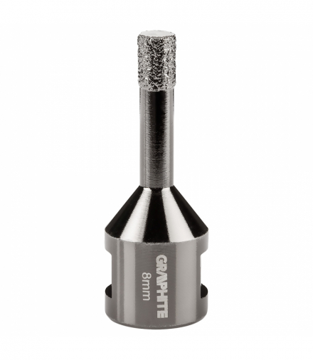 Otwornica diamentowa 8 mm x M14 GTX GRAPHITE 55H301