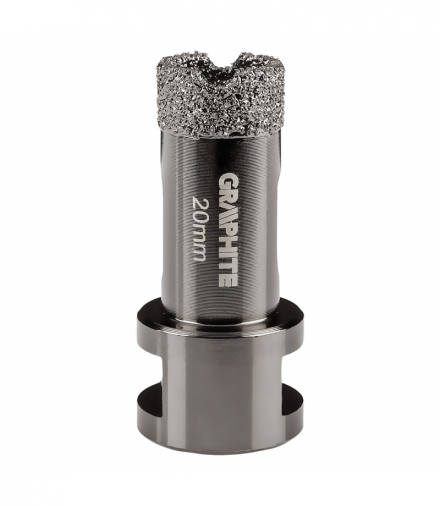 Otwornica diamentowa 20 mm x M14 GTX GRAPHITE 55H305