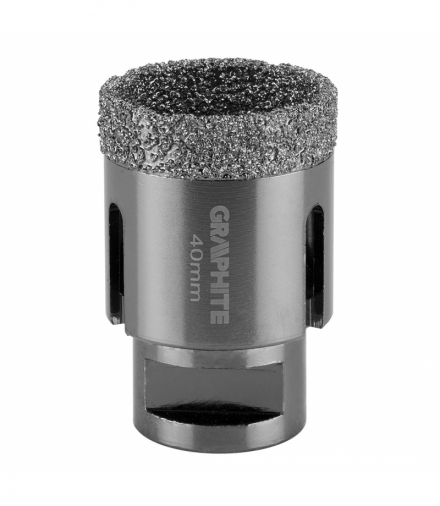 Otwornica diamentowa 40 mm x M14 GTX GRAPHITE 55H311