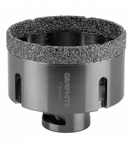 Otwornica diamentowa 72 mm x M14 GTX GRAPHITE 55H316