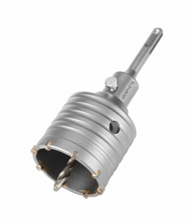 Otwornica widiowa 65mm z adapterem SDS+ oraz wiertłem pilotującym GTX GRAPHITE 55H321