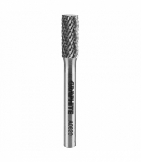 Frez do metalu HM, typ A (walcowy), 8 x 20 mm, trzpień 6 x 45 mm GTX GRAPHITE 55H351