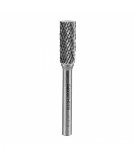 Frez do metalu HM, typ A (walcowy), 10 x 25 mm, trzpień 6 x 45 mm GTX GRAPHITE 55H352