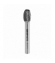 Frez do metalu HM, typ E (owalny), 10 x 16 mm, trzpień 6 x 45 mm GTX GRAPHITE 55H365
