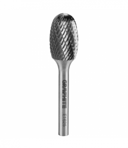 Frez do metalu HM, typ E (owalny), 16 x 25 mm, trzpień 6 x 45 mm GTX GRAPHITE 55H368