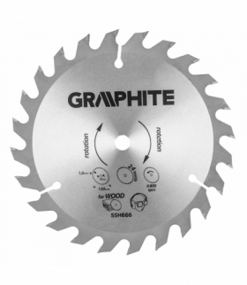 Tarcza do pilarki, widiowa 150 x 10mm, 1.6mm , 24 zęby, Energy+ GTX GRAPHITE 55H666