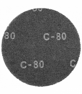 Siatka ścierna na rzep, 225 mm, K80, do szlifierki 59G260, 59G264, 59G265,10 szt. GTX GRAPHITE 55H744