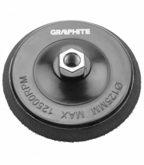 Tarcza elastyczna z rzepem 125 mm x M14 GTX GRAPHITE 55H827