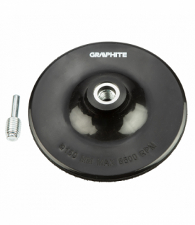 Tarcza elastyczna z rzepem 150 mm x M14 + trzpień GTX GRAPHITE 55H929