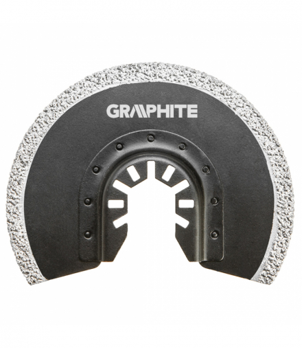 Tarcza półokrągła HM do ceramiki, 85 mm GTX GRAPHITE 56H004