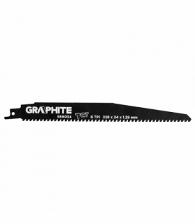 Brzeszczot do piły szablastej, HM, 228 x 24 x 1.25 mm, 6TPI GTX GRAPHITE 56H034