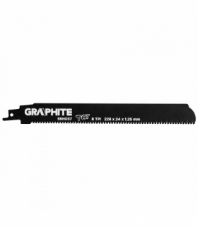 Brzeszczot do piły szablastej, HM, 228 x 24 x 1.25 mm, 8TPI GTX GRAPHITE 56H037