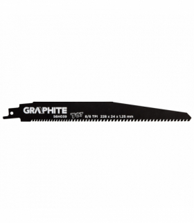 Brzeszczot do piły szablastej, HM, 228 x 24 x 1.25 mm, 8/6TPI GTX GRAPHITE 56H039