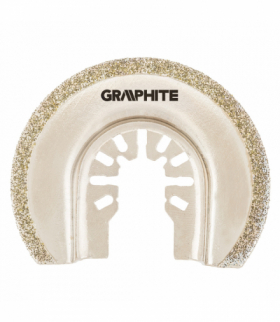 Tarcza półokrągła do ceramiki, 65 mm, galwaniczne pokrycie nasypem diamentowym GTX GRAPHITE 56H063