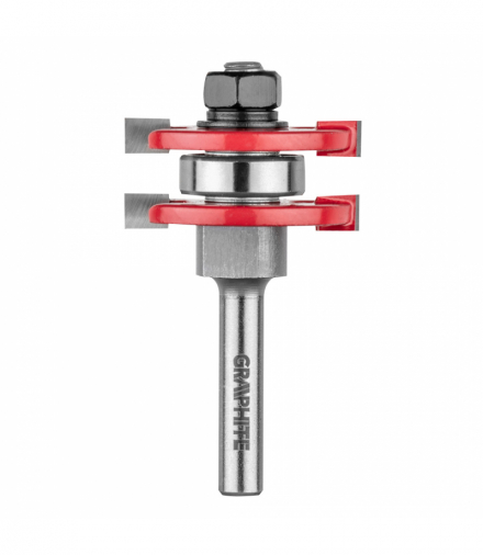 Frez do wypustów, HM, 41 x 6.35 mm, trzpień 8 mm GTX GRAPHITE 56H221