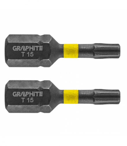 Bity udarowe TX15 x 25 mm, 2 szt. GTX GRAPHITE 56H512