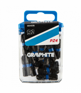 Bity udarowe PZ4 x 25 mm, 20 szt. GTX GRAPHITE 56H536