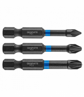 Bity udarowe PZ1/2/3 x 50 mm, 3 szt. GTX GRAPHITE 56H542