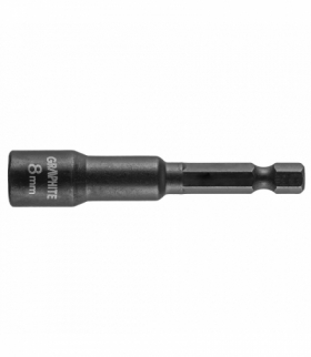 Nasadka udarowa, magnetyczna 8 x 65 mm GTX GRAPHITE 56H551