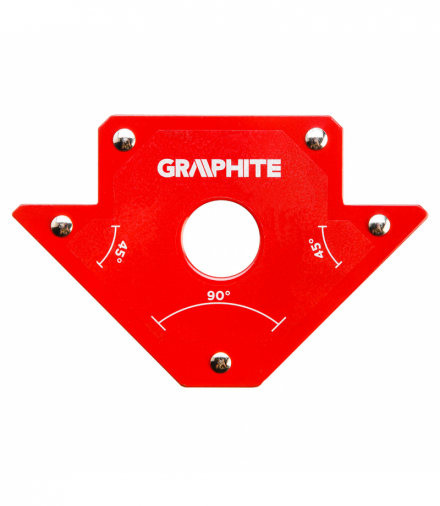 Spawalniczy kątownik magnetyczny 102 x 155 x 17 mm, udźwig 22.7 kg GTX GRAPHITE 56H902