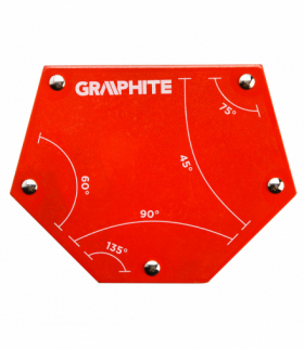 Spawalniczy kątownik magnetyczny 111 x 136 x 24 mm, udźwig 34.0 kg GTX GRAPHITE 56H905