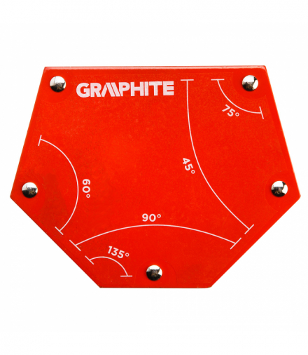 Spawalniczy kątownik magnetyczny 111 x 136 x 24 mm, udźwig 34.0 kg GTX GRAPHITE 56H905
