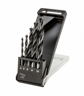 Wiertło do drewna spiralne, 4.0 - 10 mm, zestaw 5 szt. GTX GRAPHITE 57H269