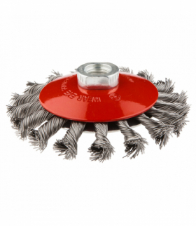 Szczotka druciana tarczowa odgięta 115 mm x M14, INOX GTX GRAPHITE 57H591