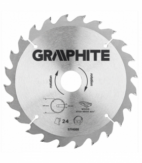 Tarcza do pilarki, widiowa, 190 x 30 mm, 24 zęby GTX GRAPHITE 57H668