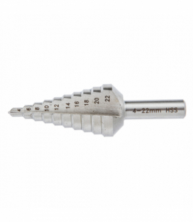 Wiertło stopniowe, 4-22 mm GTX GRAPHITE 57H739