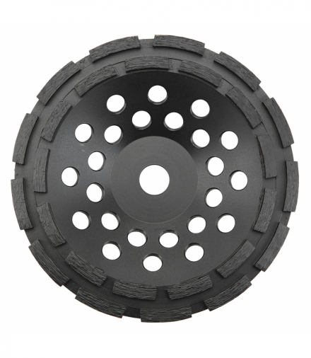 Tarcza diamentowa szlifierska 125 x 22.2 x 5 mm, podwójny segment GTX GRAPHITE 57H887