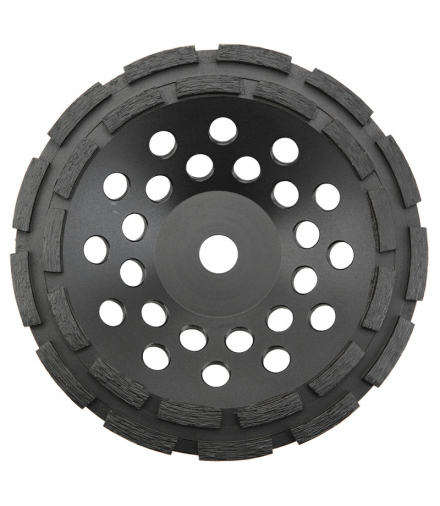 Tarcza diamentowa szlifierska 180 x 22.2 x 5 mm, podwójny segment GTX GRAPHITE 57H888