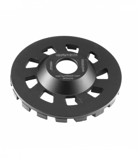 Tarcza diamentowa szlifierska 115 x 22.2 x 5 mm, segment C GTX GRAPHITE 57H894