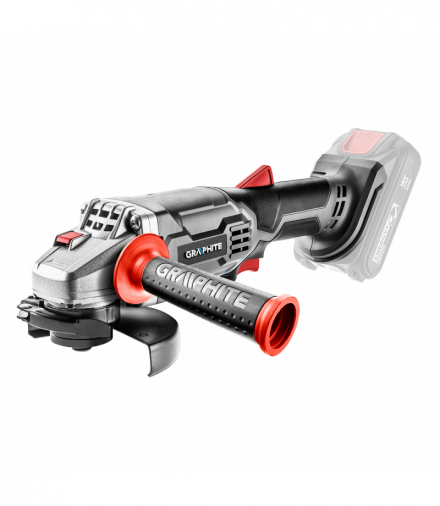Szlifierka kątowa akumulatorowa Energy+ 18V, Li-Ion, tarcza 115 x 22.2 mm, bez akumulatora GTX GRAPHITE 58G003