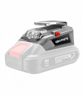 Adapter USB - latarka LED Energy+ GTX GRAPHITE 58G025