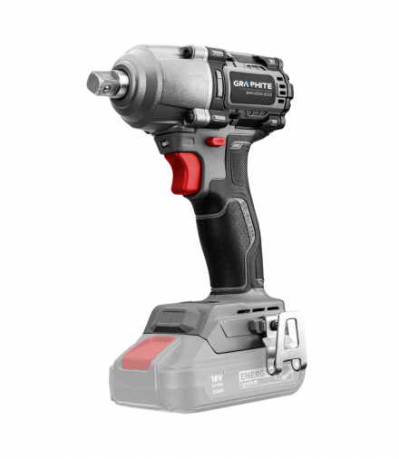 Klucz udarowy bezszczotkowy 450Nm Energy+ GTX GRAPHITE 58G038