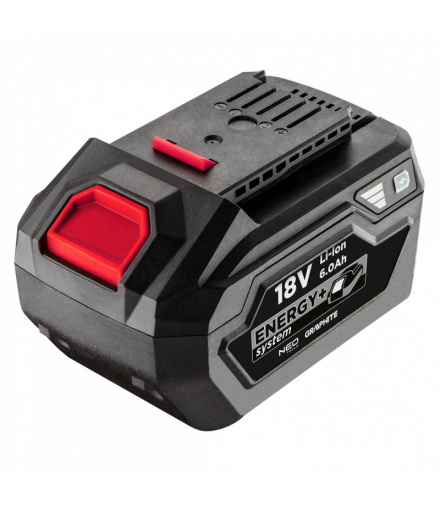 Akumulator Energy+ 18V, Li-Ion 6.0Ah GTX GRAPHITE 58G086