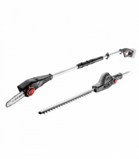 Urządzenie ogrodowe na wysięgniku 2w1 - pilarka i nożyce do żywopłotu Energy+ 18V, bez akumulatora GTX GRAPHITE 58G098