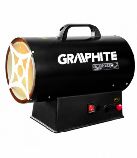 Nagrzewnica gazowa 15kW, wersja na akumulator 18V, bez akumulatora GTX GRAPHITE 58GE100