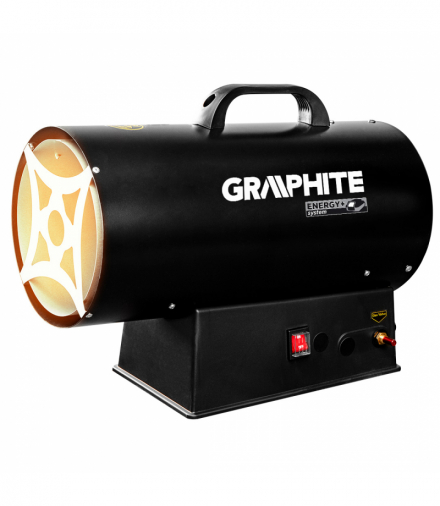 Nagrzewnica gazowa 30kW, wersja na akumulator 18V, bez akumulatora GTX GRAPHITE 58GE101