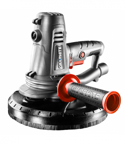 Szlifierka do gipsu 1050W, tarcza 225 mm, z systemem odpylania GTX GRAPHITE 59G262
