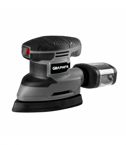 Szlifierka oscylacyjna delta 180W, stopa 140 x 140 x 80 mm GTX GRAPHITE 59G336