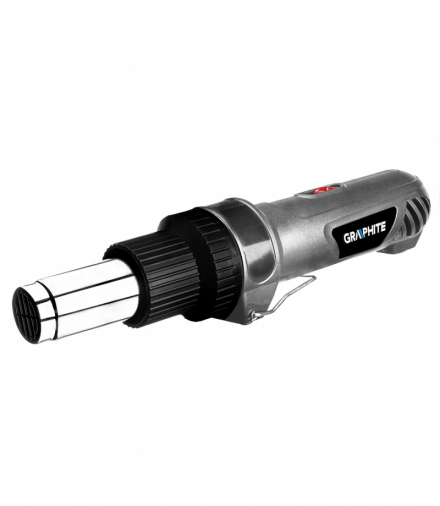 Opalarka 2000W, zakres temperatur: I: 350oC, II: 550oC, uchwyt prosty GTX GRAPHITE 59G523