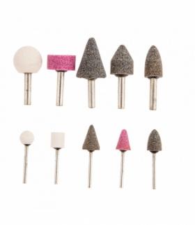 Kamienie szlifierskie, zestaw 10 szt. GTX Top Tools 60H006