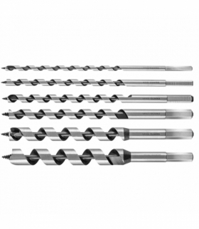 Wiertła spiralne do drewna 230 mm, zestaw 6 szt. GTX VERTO 60H800