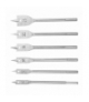 Wiertła do drewna łopatkowe, zestaw 6 szt. GTX Top Tools 60H860